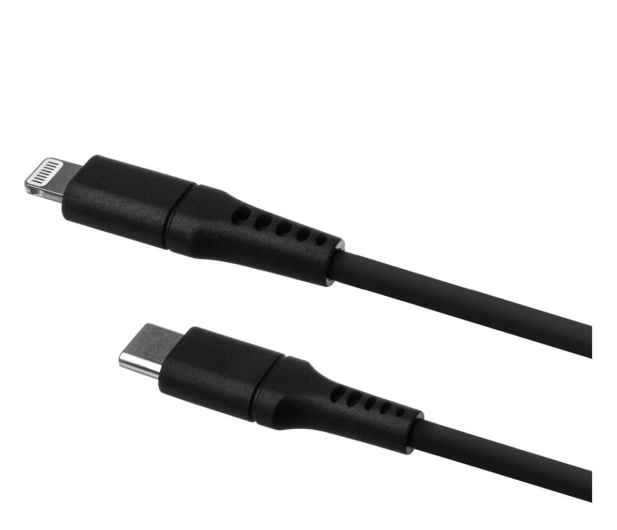FIXED Kabel Liquid Silicone USB-C/Lightning 2m czarny - 1249118 - zdjęcie 4